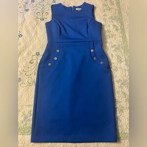 Calvin Klein Royal Blue Midi Dress